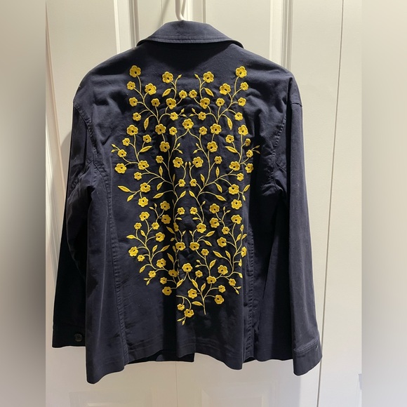 Boden Embroidered Cotton Jacket. Size 6. NWT. - Picture 6 of 6